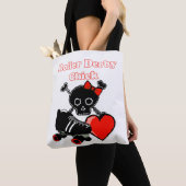 Roller Derby Chick (rood) Tote Bag (Dichtbij)
