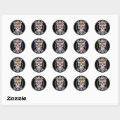 Roller Derby Cirkel Logo Ronde Sticker (Vel)