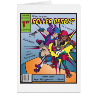 Roller Derby Comic-kaart