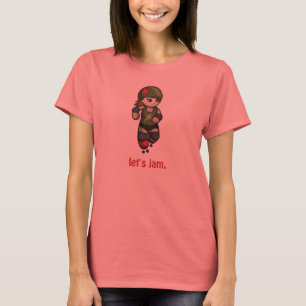 Roller Derby Cute Jammer T-Shirt