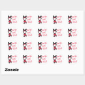Roller Derby - Derby Girls Rule Ronde Sticker (Vel)