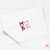 Roller Derby - Derby Girls Rule Ronde Sticker (Envelop)