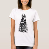 Roller Derby Designed Shirt Pile of Skulls (Voorkant)