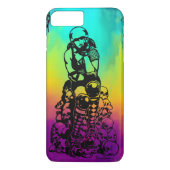 Roller Derby Girl Rainbow iPhone 7/8 Plus Hoesje (Achterkant)