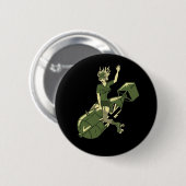 Roller Derby Girl Ronde Button 5,7 Cm (Voorkant /achterkant)