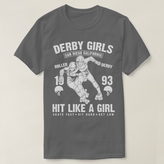 Roller Derby Girls T-shirt (Design voorkant)