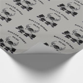 Roller Derby Guy Cadeaupapier (Hoek)
