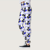 Roller Derby Heart (blauw) Leggings (Links)