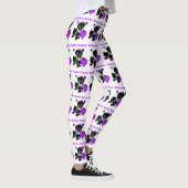 Roller Derby Heart (Paars) Leggings (Rechts)