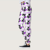 Roller Derby Heart (Paars) Leggings (Links)