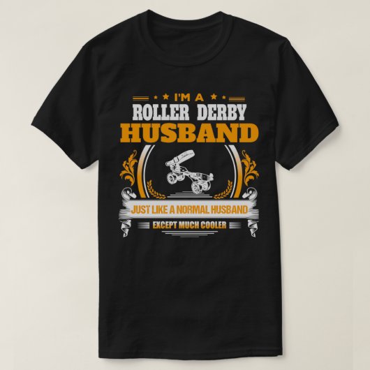 Roller Derby Husband met kerstcadeaus voor kerstmi T-shirt (Design voorkant)