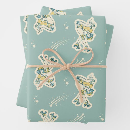 Roller derby inpakpapier vel (In situ)