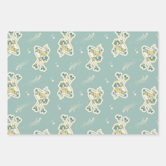 Roller derby inpakpapier vel (Voorkant)