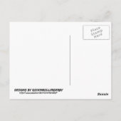 Roller Derby Jammer Briefkaart (Achterkant)