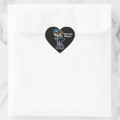 Roller Derby Jammer Hart Sticker (Tas)