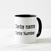 Roller Derby Jammer  Mok (Voorkant rechts)