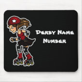 Roller Derby Jammer  Muismat (Voorkant)