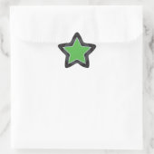 Roller Derby Jammer Star Ster Sticker (Tas)