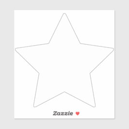 Roller Derby Jammer White Star Vinyl Sticker