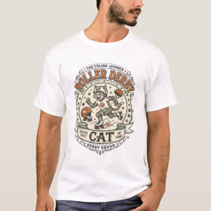 Roller Derby Kat Roller Derby Kat Vintage Vector A T-shirt