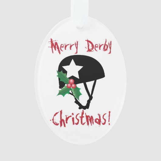 Roller Derby Kerstmis, Roller Skating Ornament (voorkant)