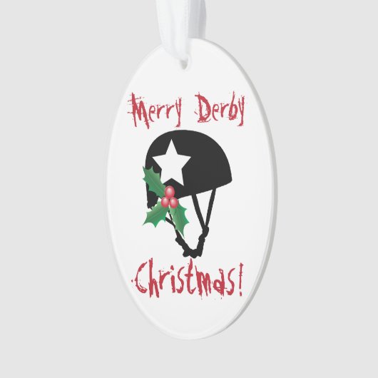 Roller Derby Kerstmis, Roller Skating Ornament (voorkant)