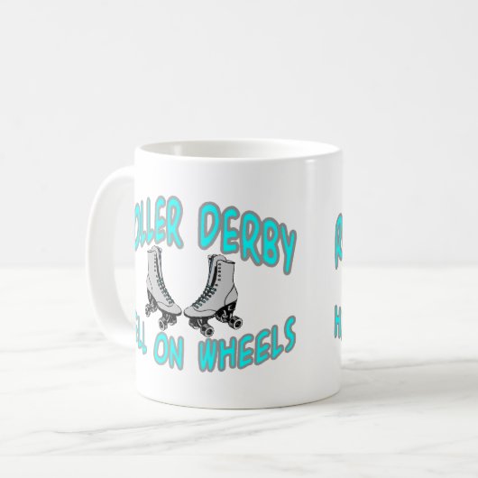 Roller Derby Koffiemok (Voorkant links)