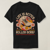 Roller Derby Life Is Beter Met Roller Derby Tank (Design voorkant)