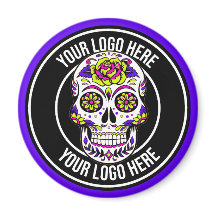 Roller Derby Logo Paars Zwart