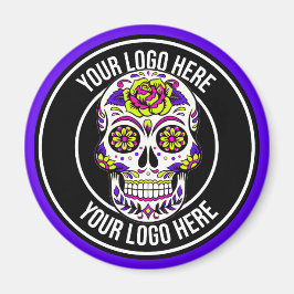 Roller Derby Logo Paars Zwart Magneet
