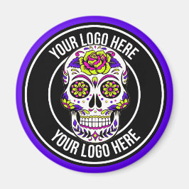 Roller Derby Logo Purple Black Magneet