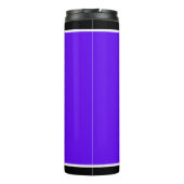 Roller Derby Logo Purple Black Team Name Uniform Thermosbeker (Achterkant)