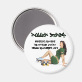 Roller Derby... Magneet (Voorkant / Achterkant)