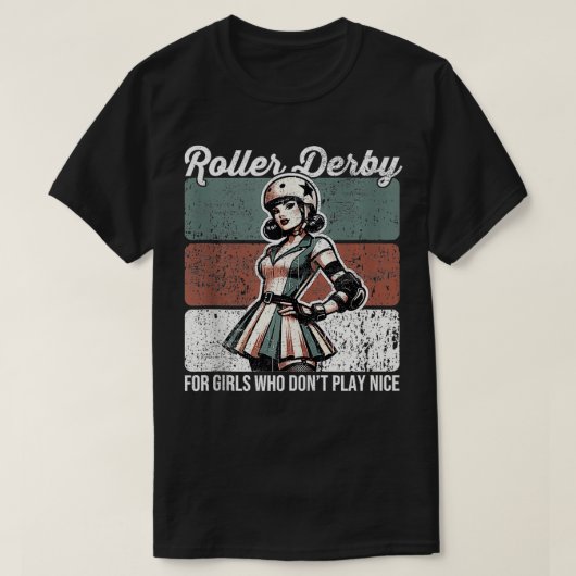 Roller Derby Meisjes Roller Derby 1 T-shirt (Design voorkant)
