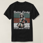 Roller Derby Meisjes Roller Derby T-shirt (Design voorkant)