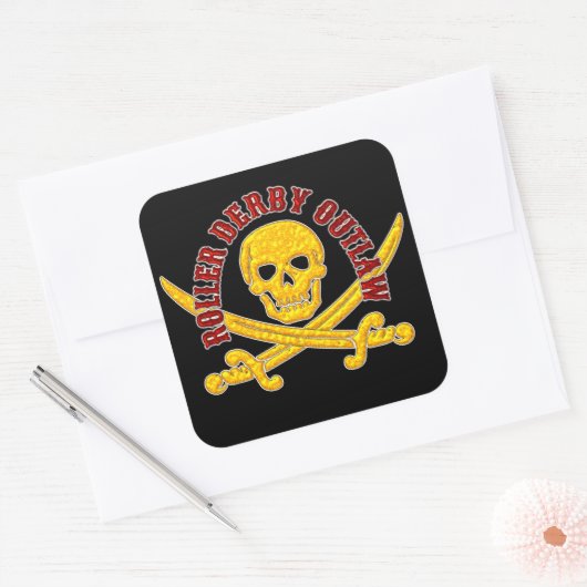 Roller Derby Outlaw Sticker (Envelop)