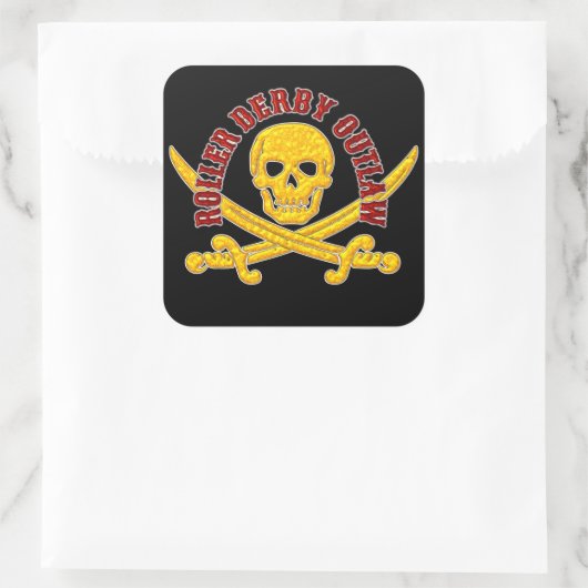 Roller Derby Outlaw Sticker (Tas)