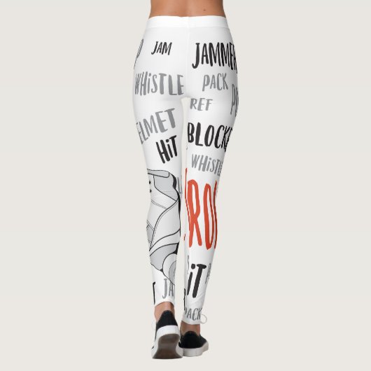 Roller Derby Pants Leggings (Achterkant)