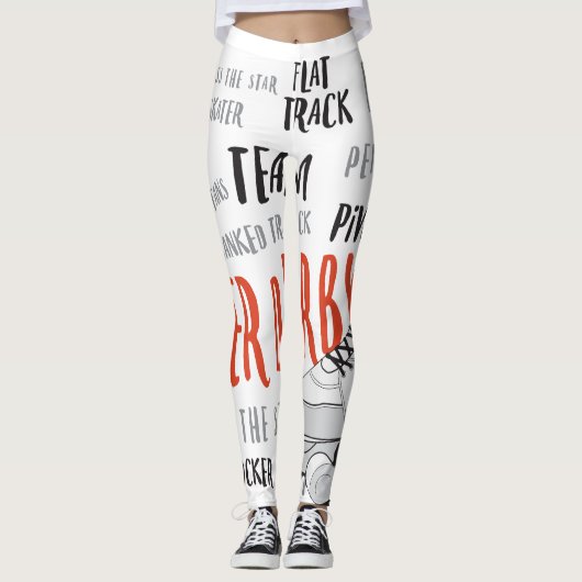 Roller Derby Pants Leggings (Voorkant)