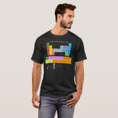 Roller Derby Periodic Table T-shirt (Voorkant volledig)