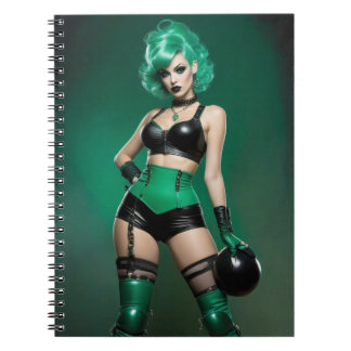 Roller Derby Pinup Girl Notitieboek