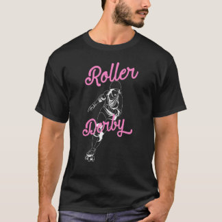 Roller Derby Player leren schaatsen T-shirt