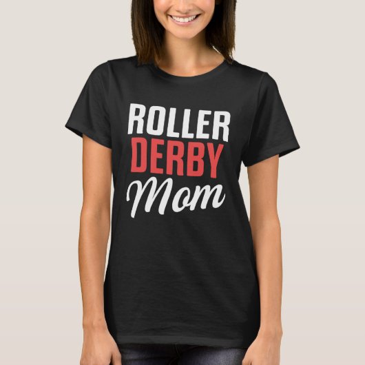 Roller Derby Player Mom Skating Team T-shirt (Voorkant)