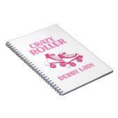 Roller Derby Player Sports Women Inline Skating Notitieboek (Rechterzijde)