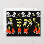 Roller Derby Postcard Briefkaart (Voorkant / Achterkant)
