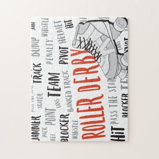 Roller Derby Puzzle Legpuzzel (Verticaal)