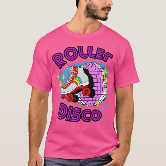 Roller Derby Rollerskaten Roller Disco T-shirt (Voorkant)