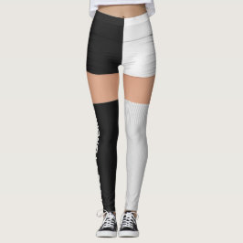Roller Derby Rood Wit Booty Shorts Sokken Naam Leggings