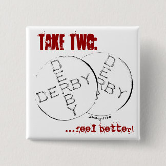 roller derby Rx Vierkante Button 5,1 Cm