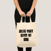 ROLLER DERBY SAVED MY SOUL TAS (Voorkant (product))